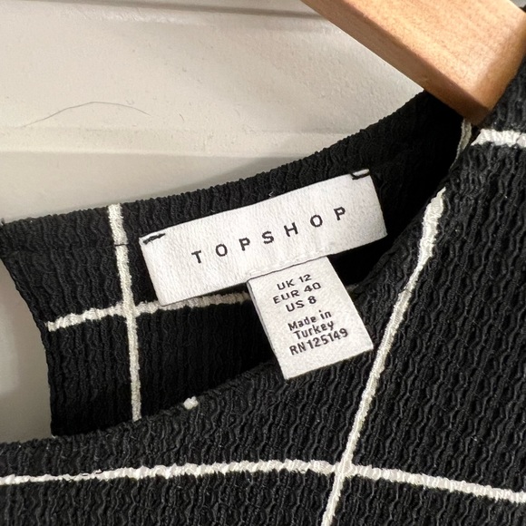 TOPSHOP - Black and White Dress - Picture 2 of 2